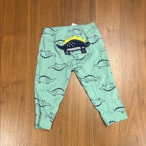 Carter's Green Dinosaur Baby Pants